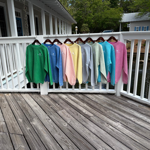 Corded Crewneck Sweatshirt