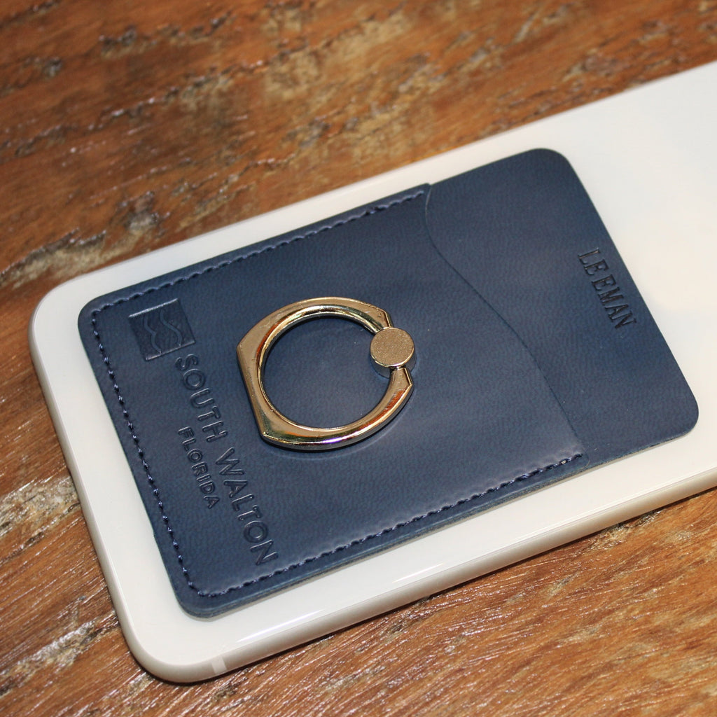 Card Holder with Metal Ring